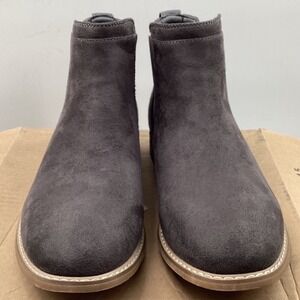 Goodfellow & Co Mens Chelsea Boots Gray Faux Suede Ankle Boots Size 8 003018